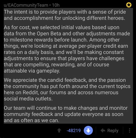 reddit ea|ea reddit downvoted comment.